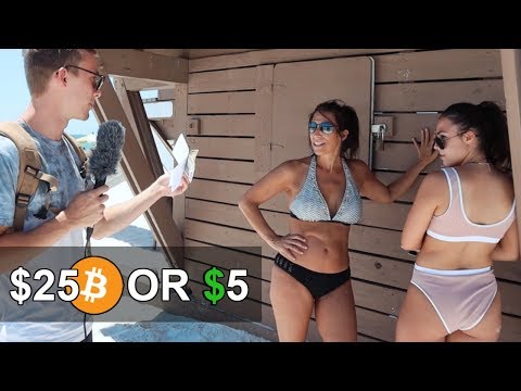 Giving Strangers $25 Bitcoin or $5 Cash (Social Experiment)