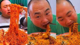 Eat noodles and three layers of pork, very delicious#Eat#noodles#and#three#layers#of #pork#very