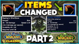 More Items that get Changed in Burning Crusade Classic