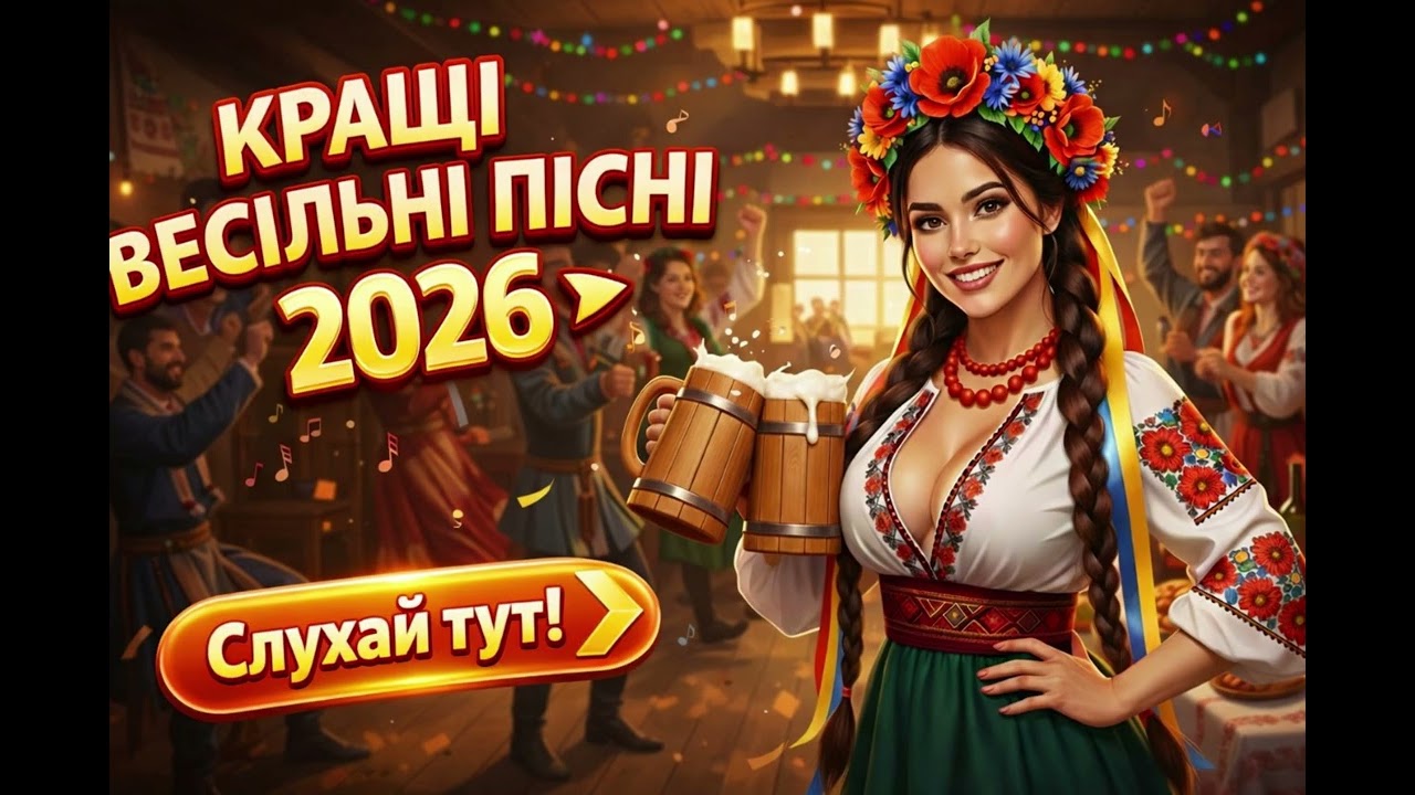НАЙКРАЩІ УКРАЇНСЬКІ ВЕСІЛЬНІ ПІСНІ 2026  Збірка, під яку танцюють всі! | Весільний драйв від ЙО КУМА