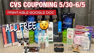😍Free CVS COUPONING HAUL 5/30-6/5 All Digital and printable Coupon deal