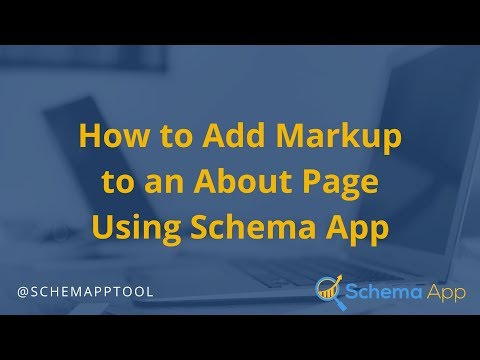 About Page Markup: