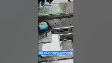 3D Metal stone setting robot #jewelry#stone #ring  The Inventer of 3D Wax/Metal Stone Setting Robot