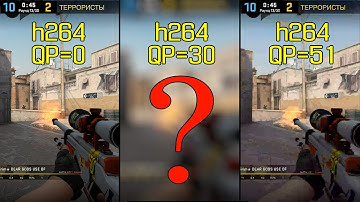 Which option of h264 encoder is better for letsplay recording? (OBS+FFMPEG) Five sets of QP (0-51)!