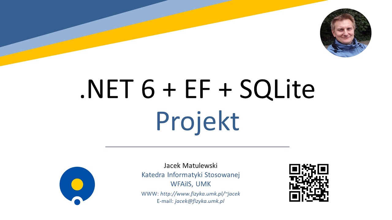 .NET 6 + EF + SQLite - 01 - Projekt - YouTube