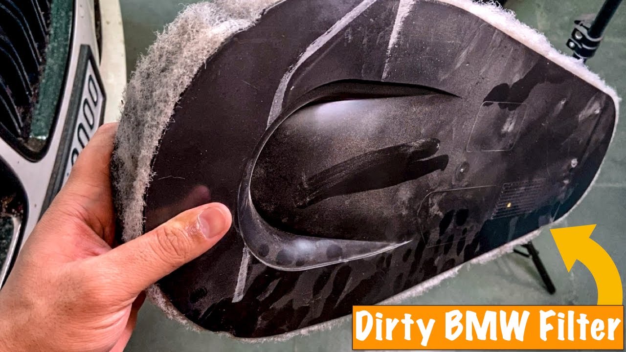 How To Clean Bmw Air Filter - Easy Diy - YouTube