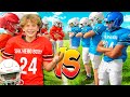 EPIC Face-Off With My TERRIFYING Football RIVAL | SHK HERO Bowl Part 1