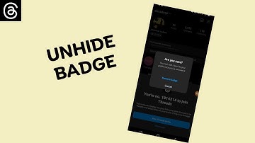 How to Unhide Threads Badge on Instagram