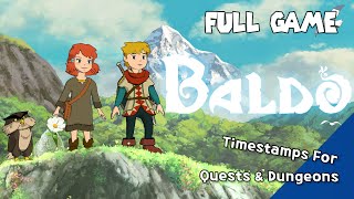 🦉Baldo: The Guardian Owls: Full Game Straightforward Walkthrough - TimeStamps for Quests & Dungeons