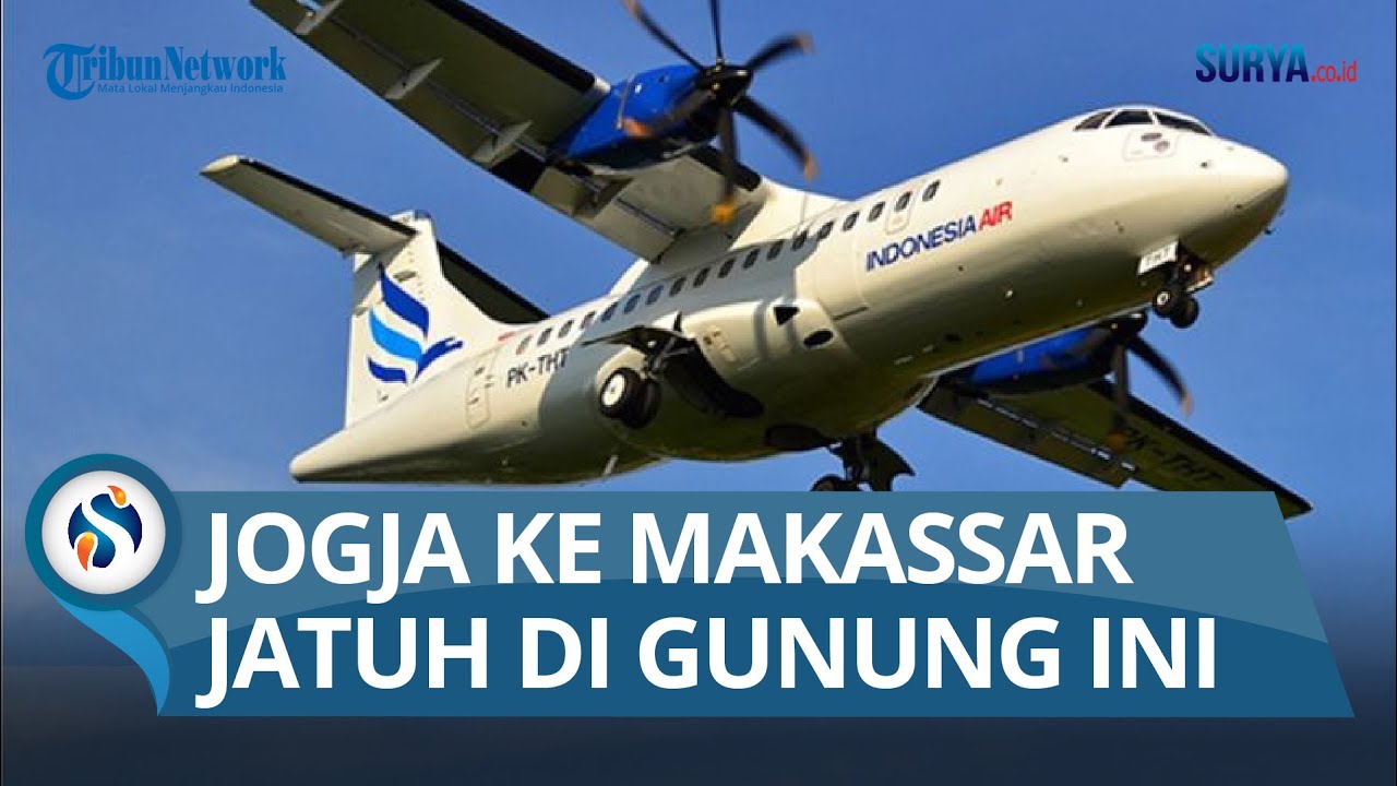 BAWA 11 ORANG, Pesawat ATR 400 Tujuan Makassar Diduga Jatuh di Gunung Bulusaraung