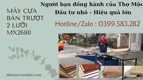 Khám Phá Máy Cưa Bàn Trượt MX2680: Chuẩn Xác & Mạnh Mẽ