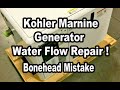 Kohler 6.5 CZ Marine Generator Water Flow Issue BONEHEAD Move