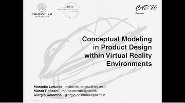 Conceptual Modeling in Product Design within Virtual Reality Environments