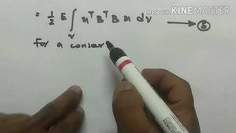 STIFFNESS MATRIX USING SHAPE FUNCTION  FOR 1D  ELEMENT (FEM) - Dr. BAIJU SASIDHARAN (CET) FOR OPES