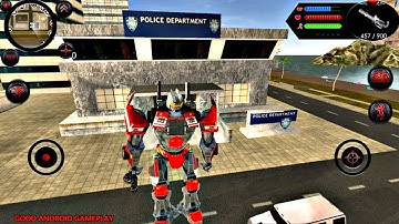 Robot Shark Update #1 - FireTruck Robot Unlocked | Boss Battle | Android GamePlay FHD