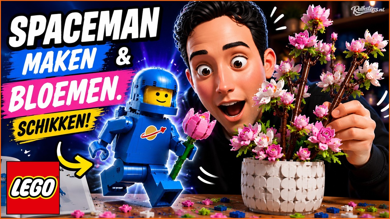 LEGO SPACEMAN BOUWEN & BOTANICAL BLOEMEN SCHIKKEN! 🚀🌸 - VLOG #797
