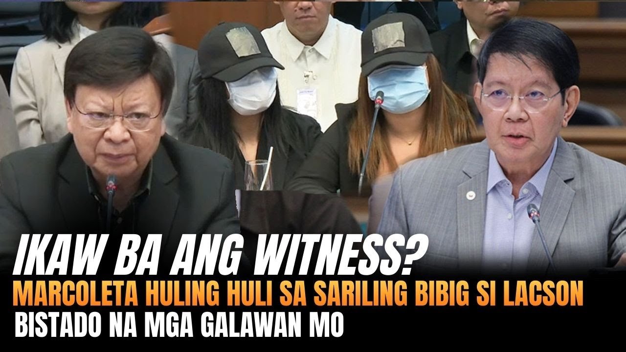 GULAT ANG LAHAT! WITNESS KABA? MARCOLETA BISTADO ANG GALAWAN NI PING LACSON, HULING HULI NA