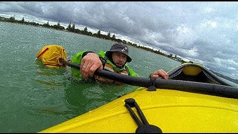 How to get back in sea kayak using paddle float rescue