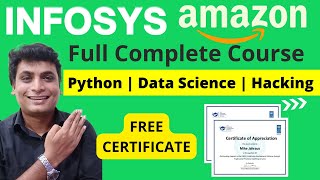 FREE Data Science With Python Course By Amazon and Infosys  Learn Cyber Security Top Skill By Expert