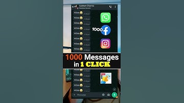 Send unlimited messages just one click ( it