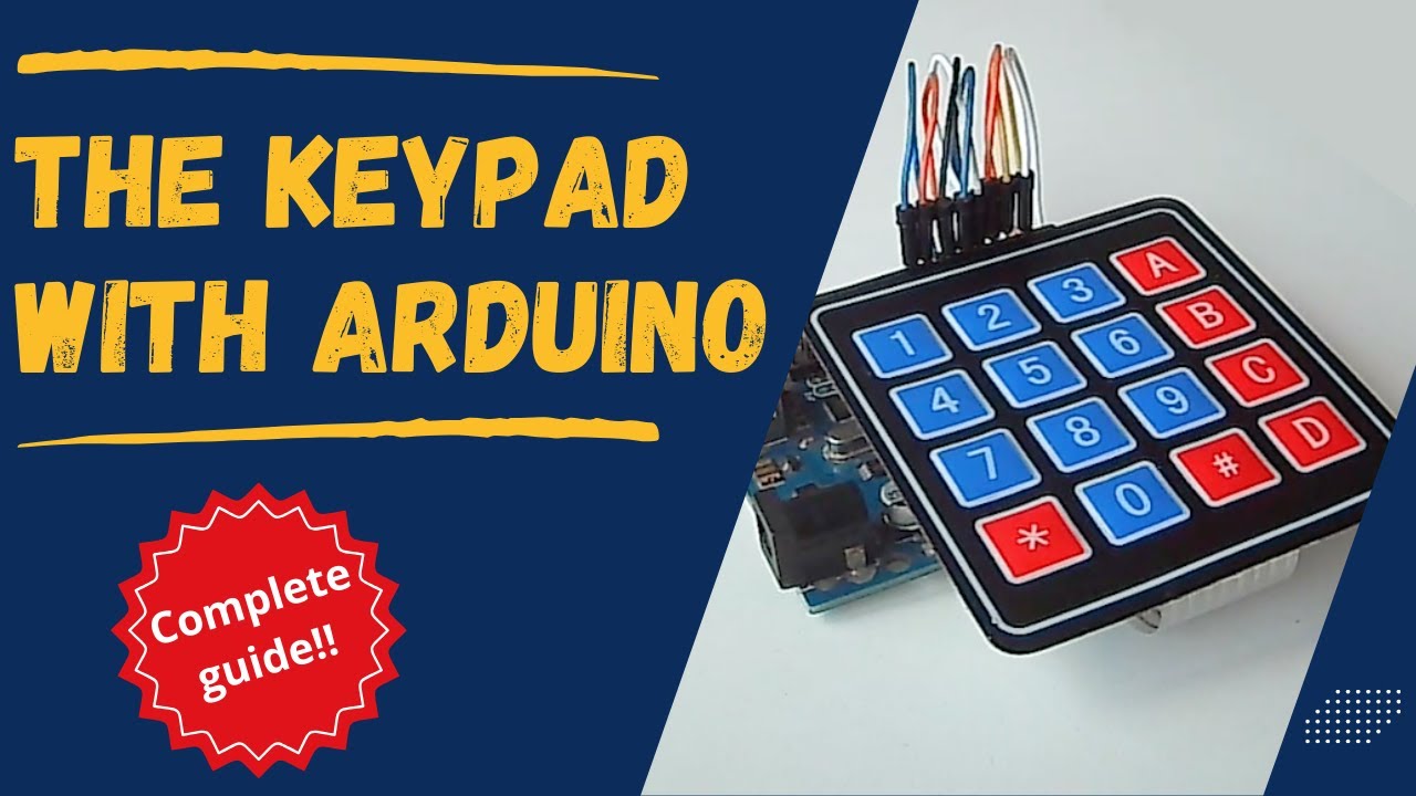 4x4 Keypad with Arduino: Easy Setup and Code Tutorial - YouTube