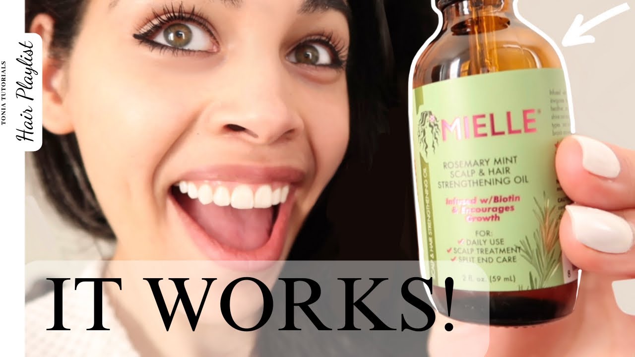 MIELLE Rosemary Mint Scalp & Hair Strengthening Oil | Promotes Growth | 59ml