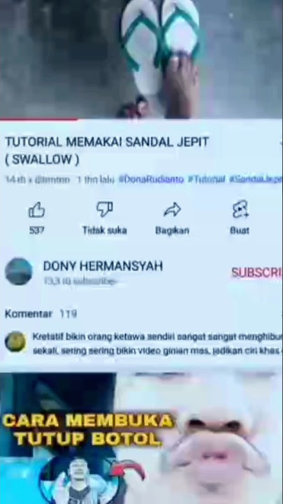 story wa baper story wa sad tutorial pakai sendal jepit cara