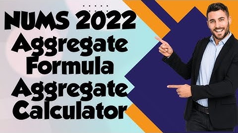 Nums 2022 Aggregate Formula.Aggregate Calculator#entrytest#mdcat2022latestnews#nums #nums_test_2022