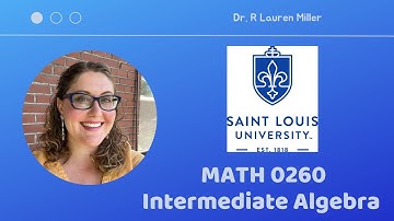 Intermediate Algebra Section R.1 Part 1