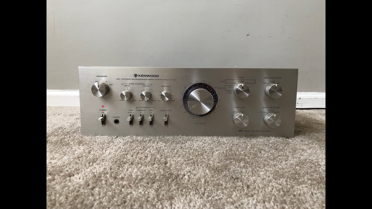 Kenwood KA-7100 Home Stereo Vintage Integrated Amplifier
