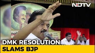 At DMK Meet, MK Stalin Takes Dig At Rajinikanth, Kamal Haasan