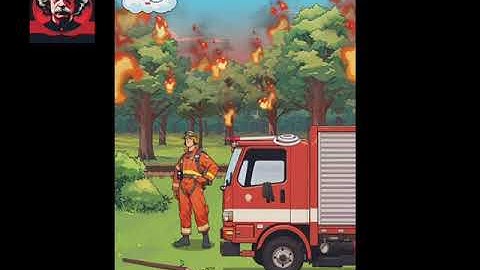 Brain Puzzle Tricky Quest Level 92 help the firefighters put out the forest fire