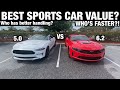 HEAD TO HEAD: 2021 Camaro LT1 vs Mustang GT Base