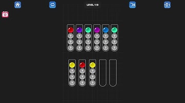 Ball Sort Puzzle - Color Game Level 119 Solution (Android)