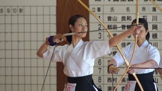 2019 All Japan Kyudo enteki Championship Final 3rd group 1st round