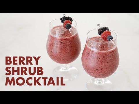 Berry Shrub Mocktail Recipe with BACARDI® Mixers