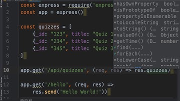 Retrieving a JSON array from Node JS Express RESTful Web service cs4550 sp20 11207