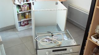 How to fix a built-in oven on a piece of furniture - YouTube