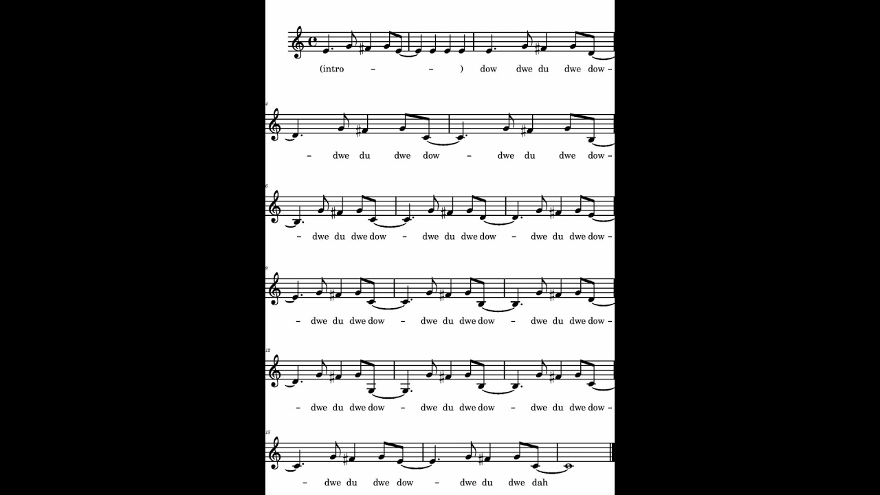 Bob Stoloff Scat! No.5 Variation II Swing feel YouTube