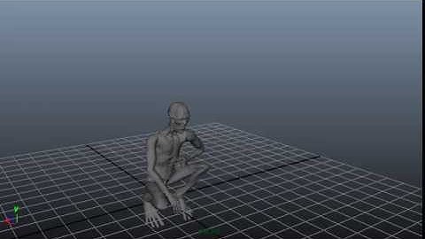 Creature Crouch MoCap V3 Playblast
