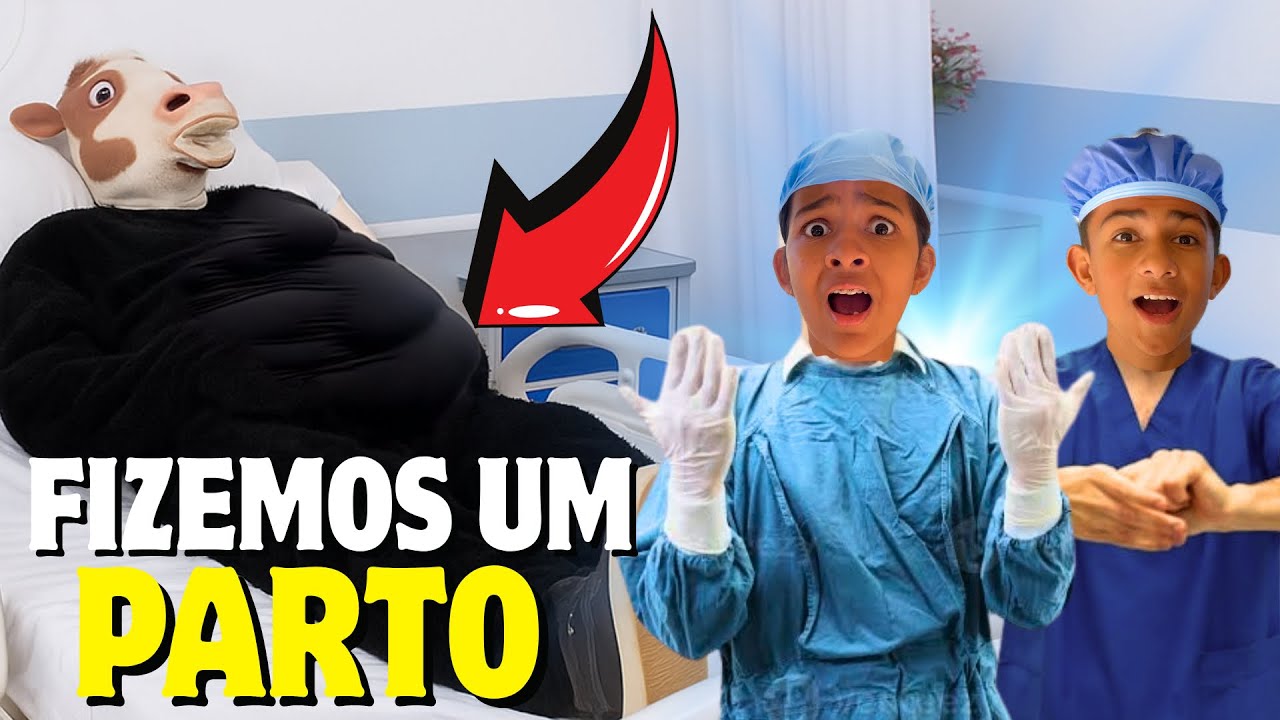 VAMOS TER QUE FAZER O PARTO DA VACA LOUCA?!!!!!*como vai ser? (Felipe e Duda)