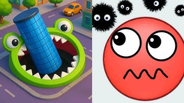 Hole.io VS Hide Ball Max All Levels Gameplay Android,iOS NEW UPDATE