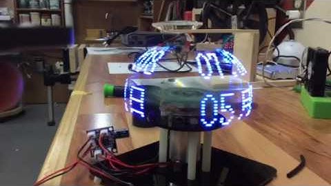 DIY Spherical Rotating LED POV kit from Bangood