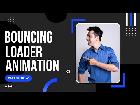 How to make Bouncing Loader Animation using HTML and CSS #cssanimation #animationvideo