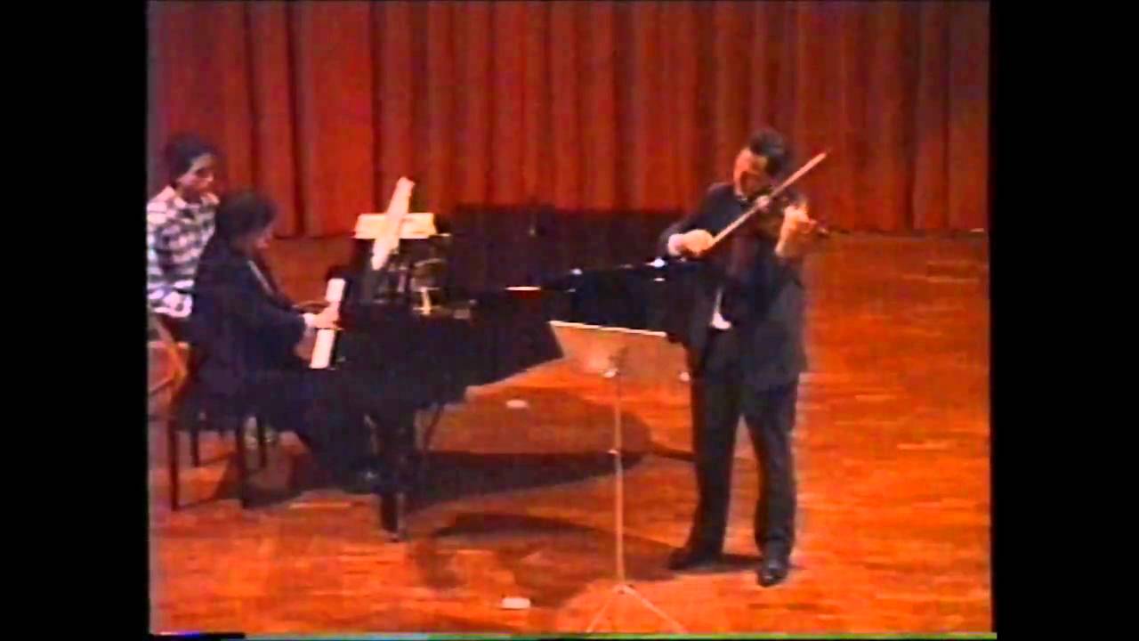 Brahms Sonata Op. 120, n.2, Andante con moto, Paul Cortese, viola, Angel soler, piano, 94