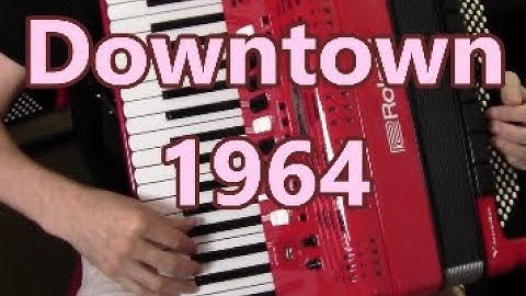 Roland 4x digital accordion, Downtown  Dale Mathis Accordion