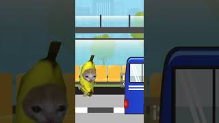 Banana Cat Missed The Bus