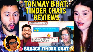 TANMAY BHAT | Tinder Chats Reviews ft. ZAKIR KHAN | Reaction by Jaby Koay & Achara Kirk!