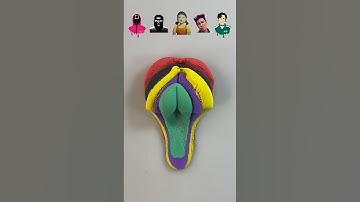 Squid Game, Satisfying Color mixing 🎨 #squidgame2 #squidgame #colormixing #satisfying #asmr