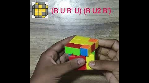 # OLL ALGORITHM#oll 6  (R U R